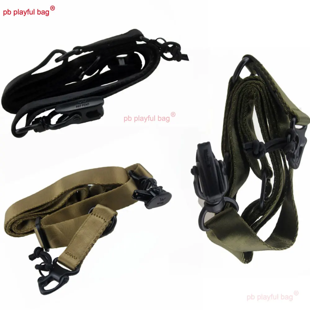 Sport all'aria aperta MS2 Multitasking Rope CS Tactical Hanging Rope Toy Parts regolabile Double Point Rope Safety Gun Strap QG594