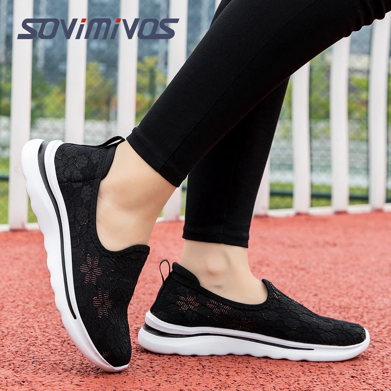 High Quality Women Flat Shoes - Mesh Trainer Breathable 评论和价格