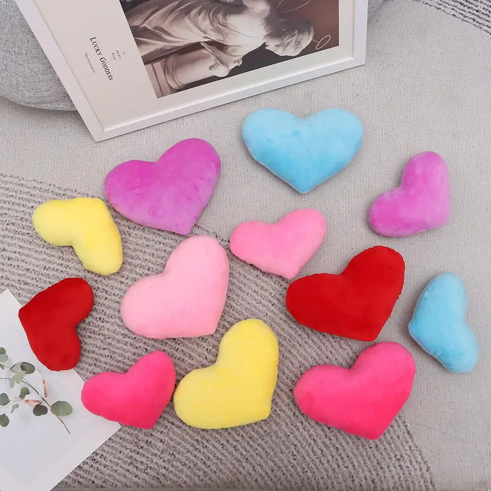 Heart Plush Toys Soft Pillow Kawaii Toy Lovely Gift for Birthday Home Decorative Valentines Day Decorative Soft Stuffed Pillow