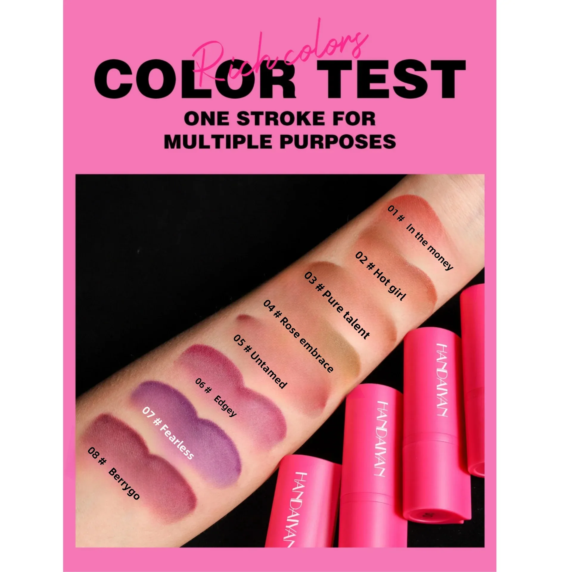 Matita per labbra con gradiente affusolato Penna per rossetto in velluto marrone opaco Impermeabile Non appiccicoso Contouring Tinta Lipliner Pastello Trucco labbra