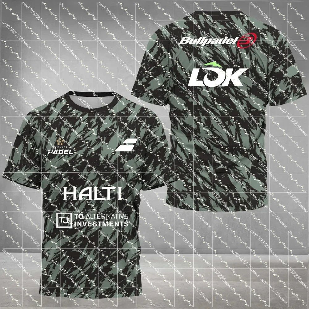 

2024 Tennis Training Jersey New Quick Drying Breathable Child Adult Short Sleeve Sports Tops Tees Male Fashion Casual Streetwear