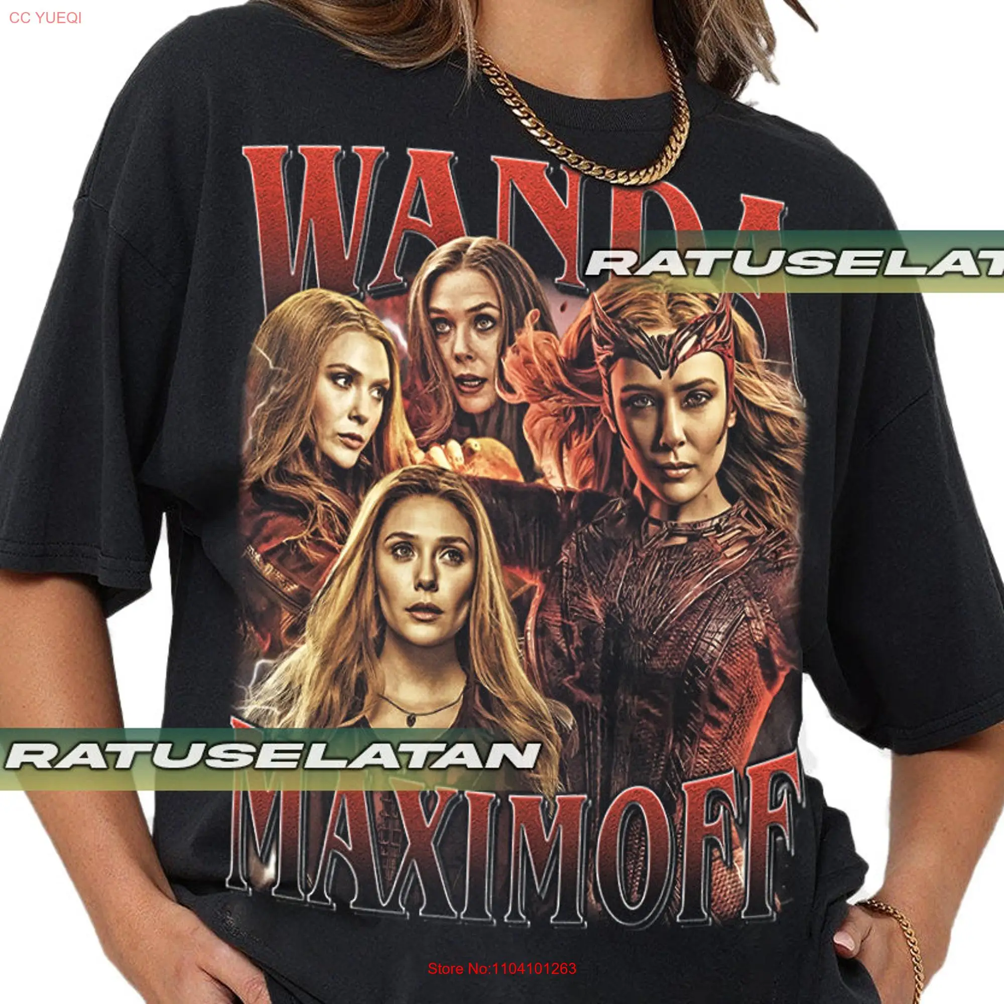 Wanda Maximoff Softstyle T Shirt long or short sleeves