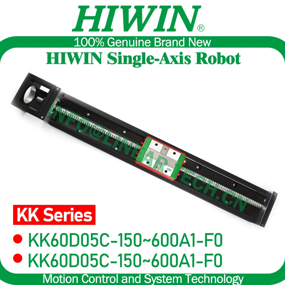 HIWIN KK60 Module Single-Axis Robot Industrial Original HIWIN KK60D05C KK60D10C Linear Slide Stages High Accuracy Stiffness Ball