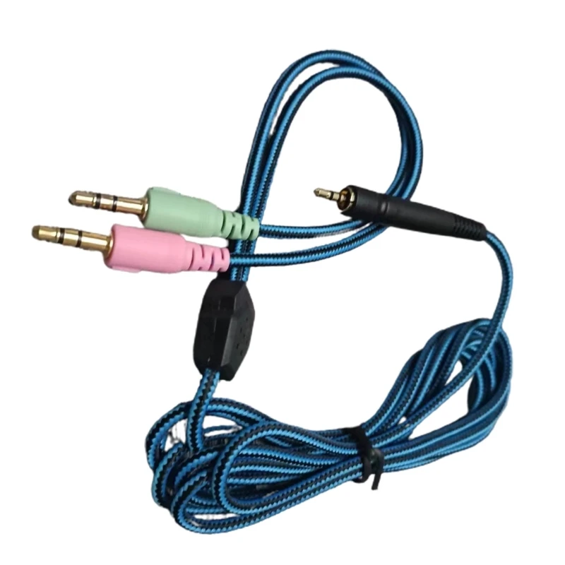 UNP PC conveniente para Sennheise GSP350 GSP500 GSP600 GSP670 Gaming Headphones Fio Plug conexão estável