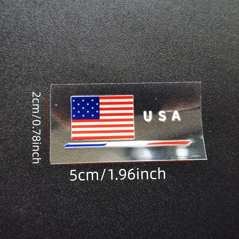 American Flag Car Vinyl Decal Sticker Set 2pcs 4pcs 5cm Waterproof for Window Bumper Motorcycle