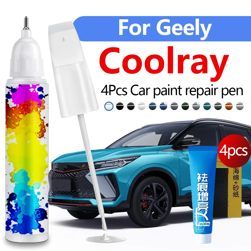 

Ручка для ремонта автомобильной краски для Geely Coolray SE 2018-2025 аксессуары для ремонта царапин краски 4 шт. черный, белый, синий, красный, серебристый, золотой