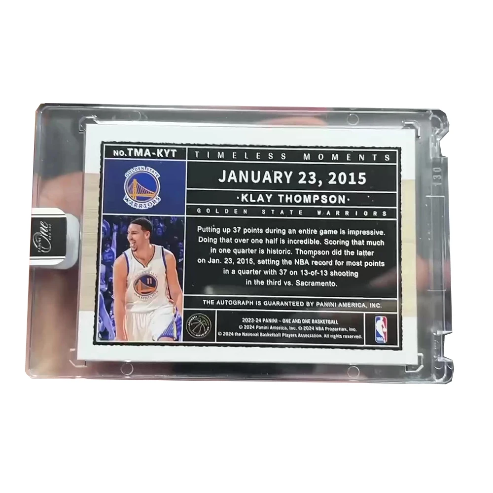 PANINI DIY momento de baloncesto casero firmado tarjeta coleccionable ladrillo Carter Laven Kobe O'Neal Jordan Curry Leonard regalo de cumpleaños