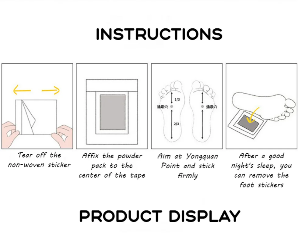 صندوق أبيض Kinoki العشبية المتطرفة التطهير بقع قدم الرعاية ملحق القدم مويستورزر قدم مرطب لصقات إزالة السموم من القدم التصحيح #6