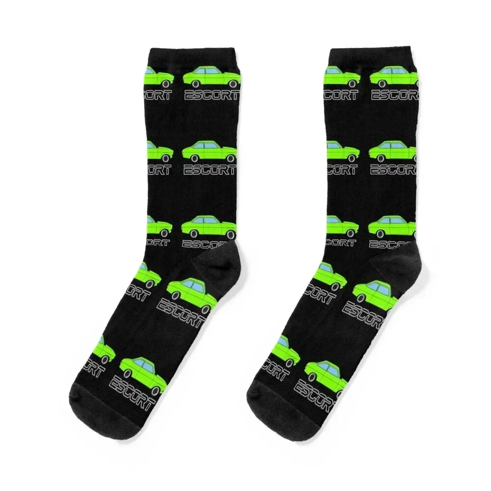 MK2 Escort Green/Silver Socks sport designer fashionable Mens Socks Women's