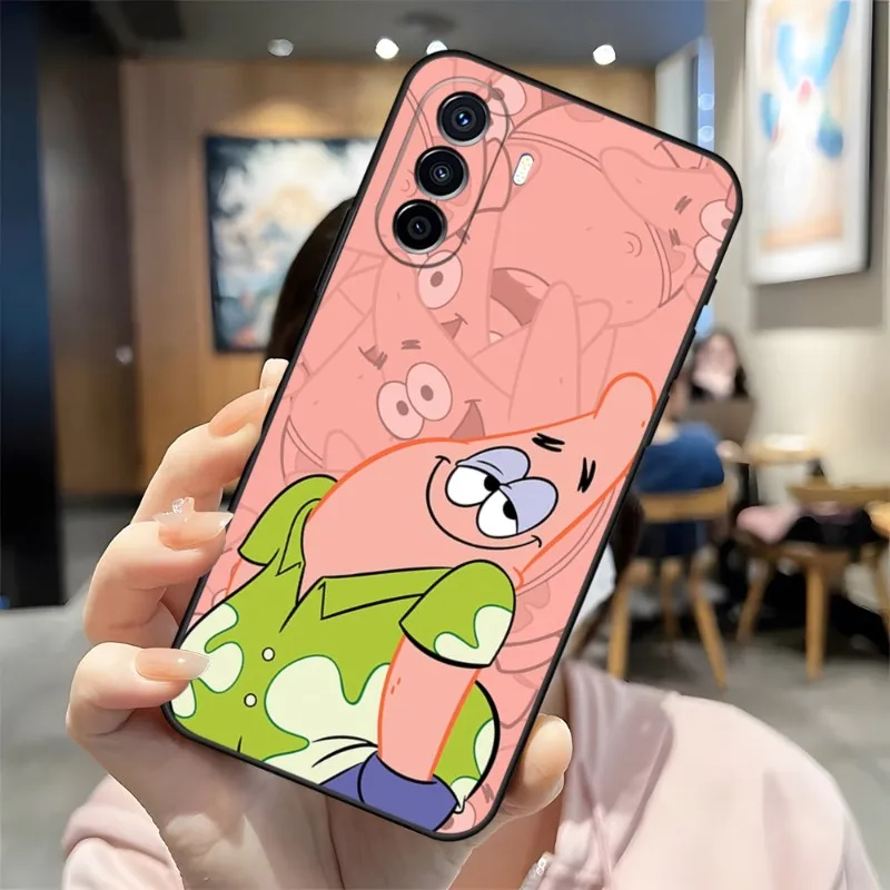 SpongeBob SquarePants Phone Case 2023 NEW For Huawei P30Pro P50 P40 P20 P10 P9 Y7 Y9S Lite Honor X8 X7 70 Pro Psmart Coque