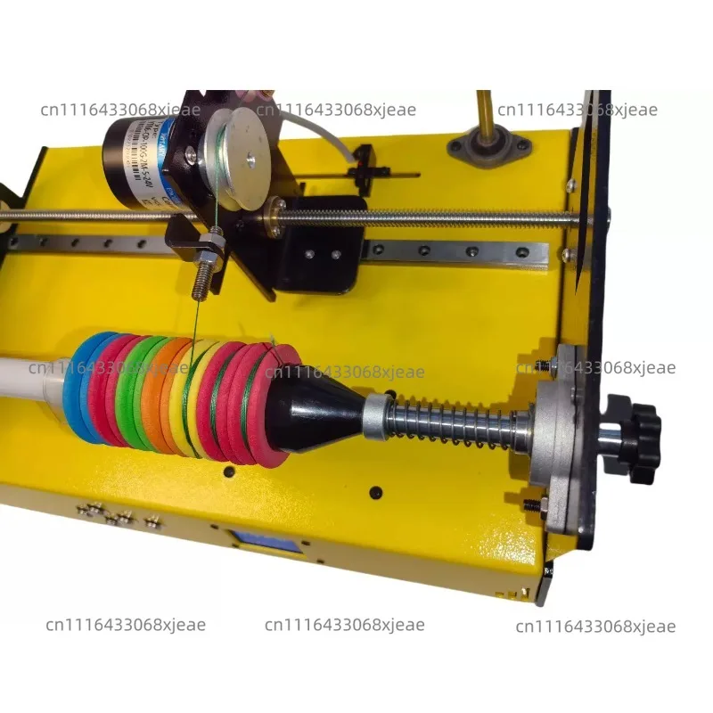 Automatic Wire Winding Machine with Meter Counter Desktop Spool Winder Auto Arranging Line Machine for Fishing Line