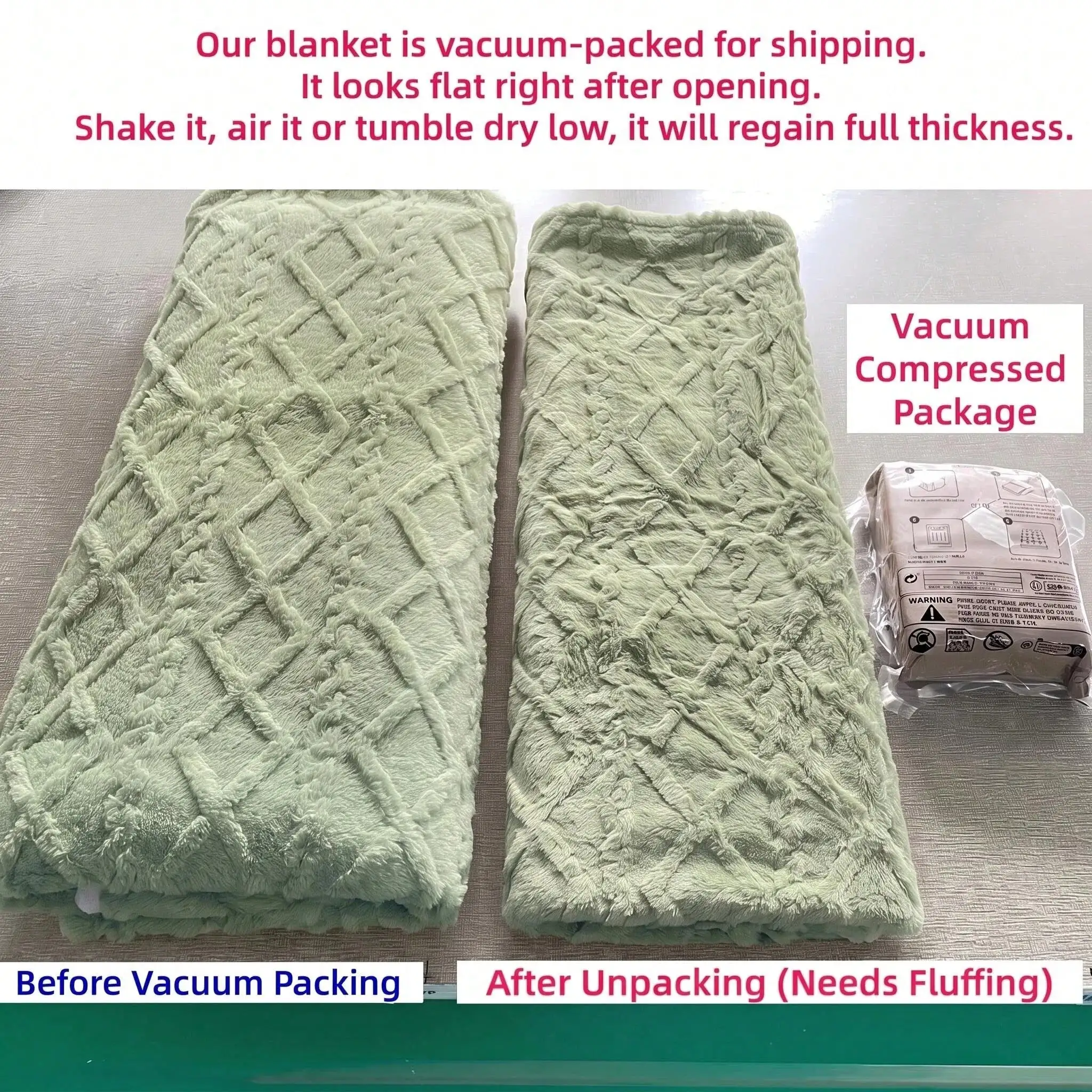 1pc Thickened Taffeta Jacquard Faux Long Fur Lamb Fleece Blanket, Soft & Warm Reversible Bed Blanket Shawl, Suitable For Living Room, Bedroom, Dorm Furniture Decor, Back To School/School Season/Dorm Bedding
