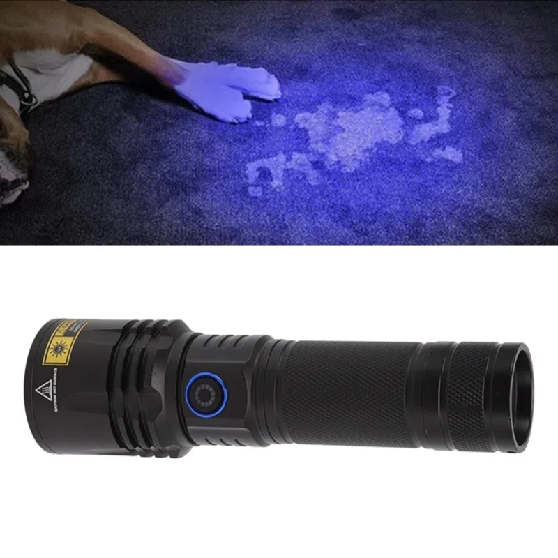 

Перезаряжаемый фонарь с черным светом 365 нм, 20 Вт, USB-зарядка, для NDT, обнаружения сухих пятен и мочи животных