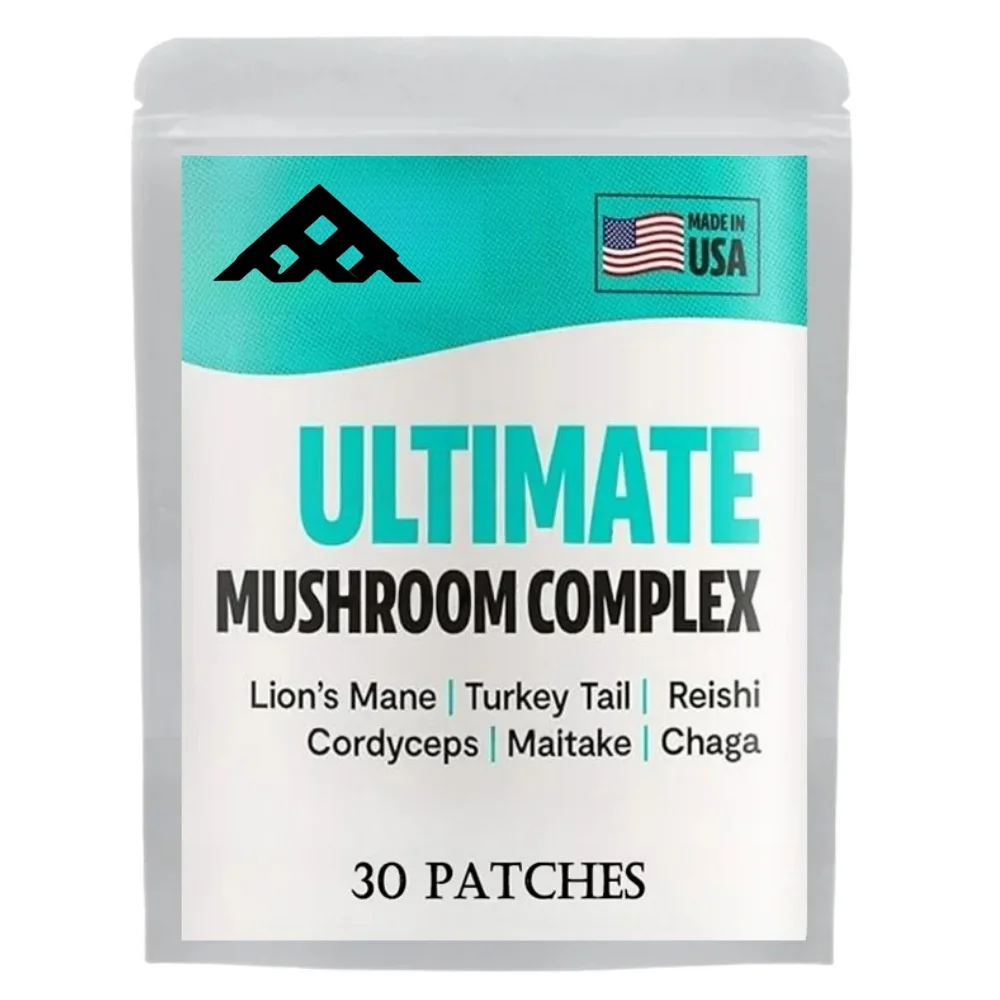 

Ultimate Mushroom Transdermal Patches Lions Mane, Cordyceps и More Anti-aging, Immune Support Energy Boost 30 патчей