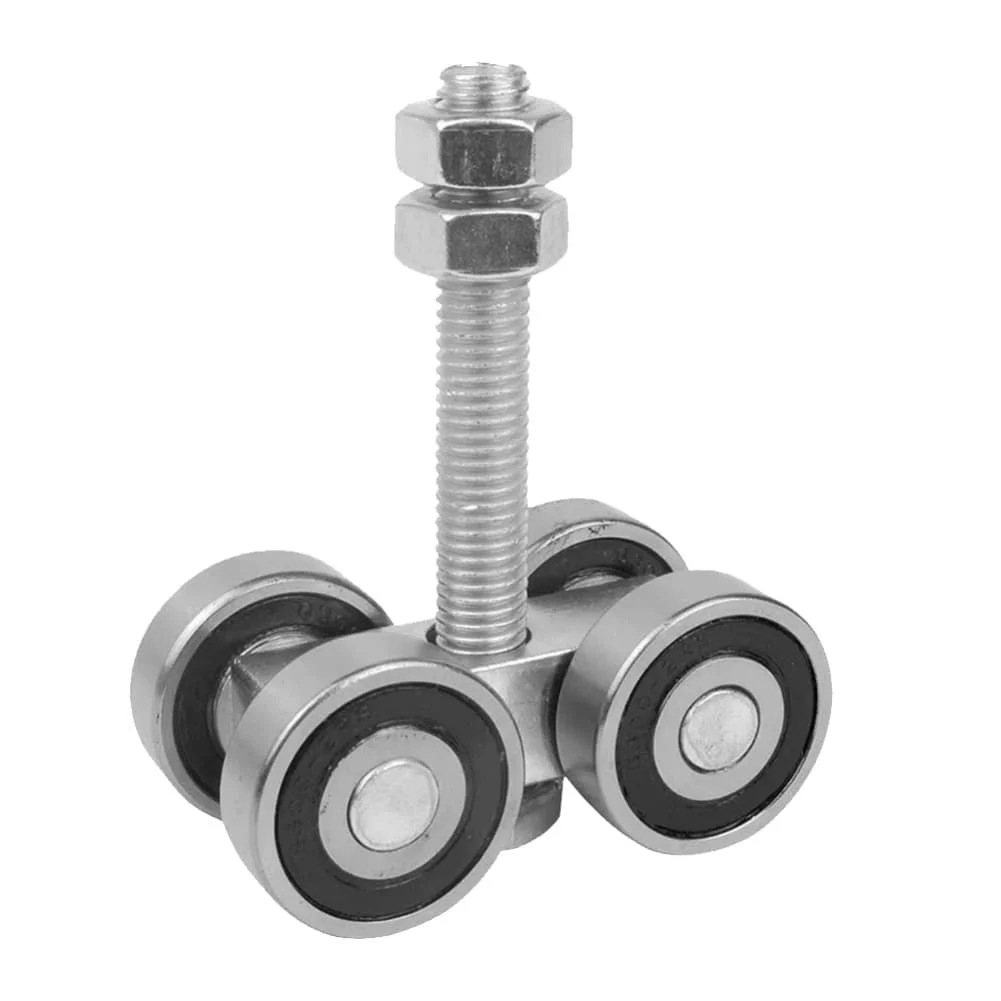 For Warehouses 1-5 8 Inches Wide Or Taller 4-Wheel Trolley Roller Strut Channel Roller Welded Bearings And Pins