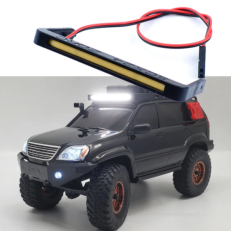 LED Simulation 4-6V White Light Roof Spotlight for 1/24 RC Crawler Car AXIAL SCX24 Lexus GX 470 4X4 Rock Crawler