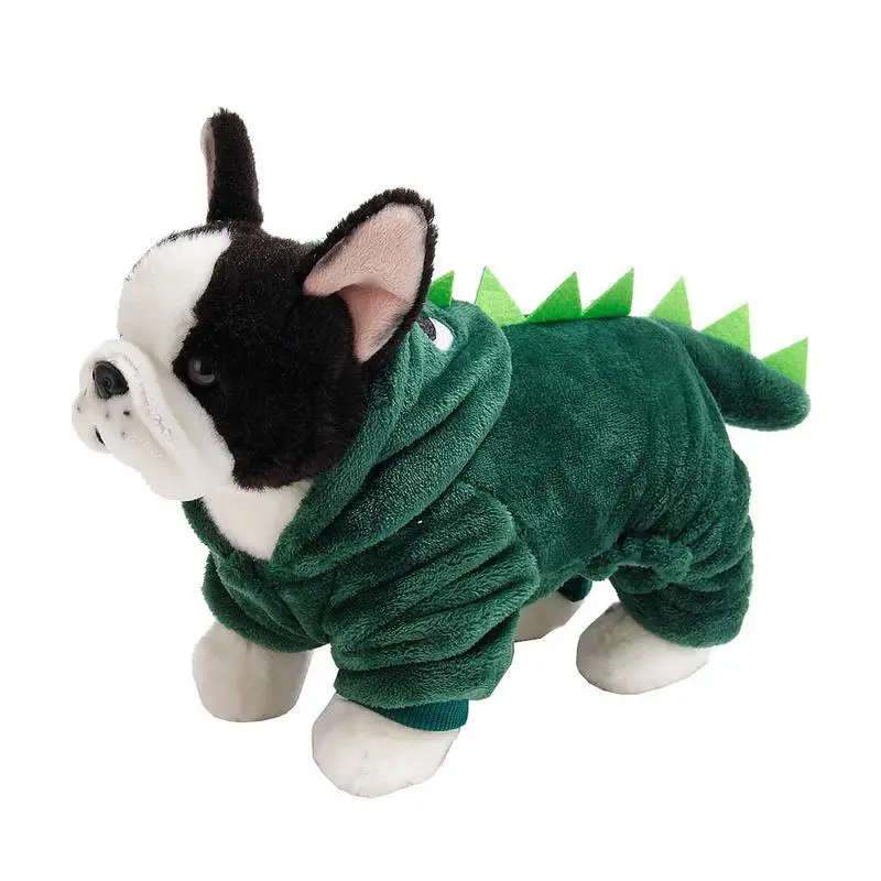 Dinosaur Cat And Dog Hoodies Pet Clothes Funny Costume for Christmas Soft and Warm Pet Clothes Funny Costume for Dog Cat