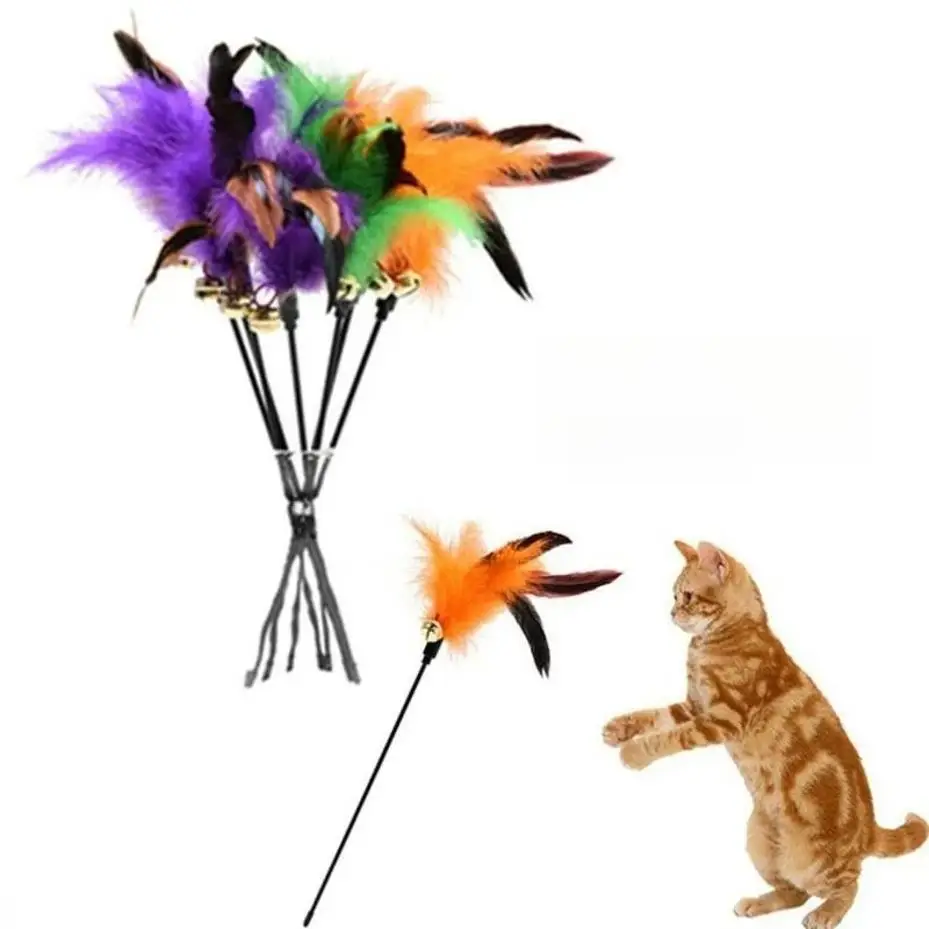 1 Pcs Interactive Funny Cat Toy Set Flower Bud Sticks Chaser