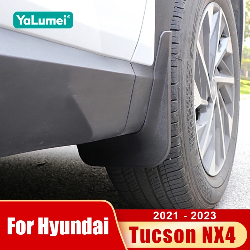 For Hyundai Tucson NX4 2021 2022 2023 Hybrid N Line Car Fender Mud Flaps Front Rear Wheels Mudguards Accessories