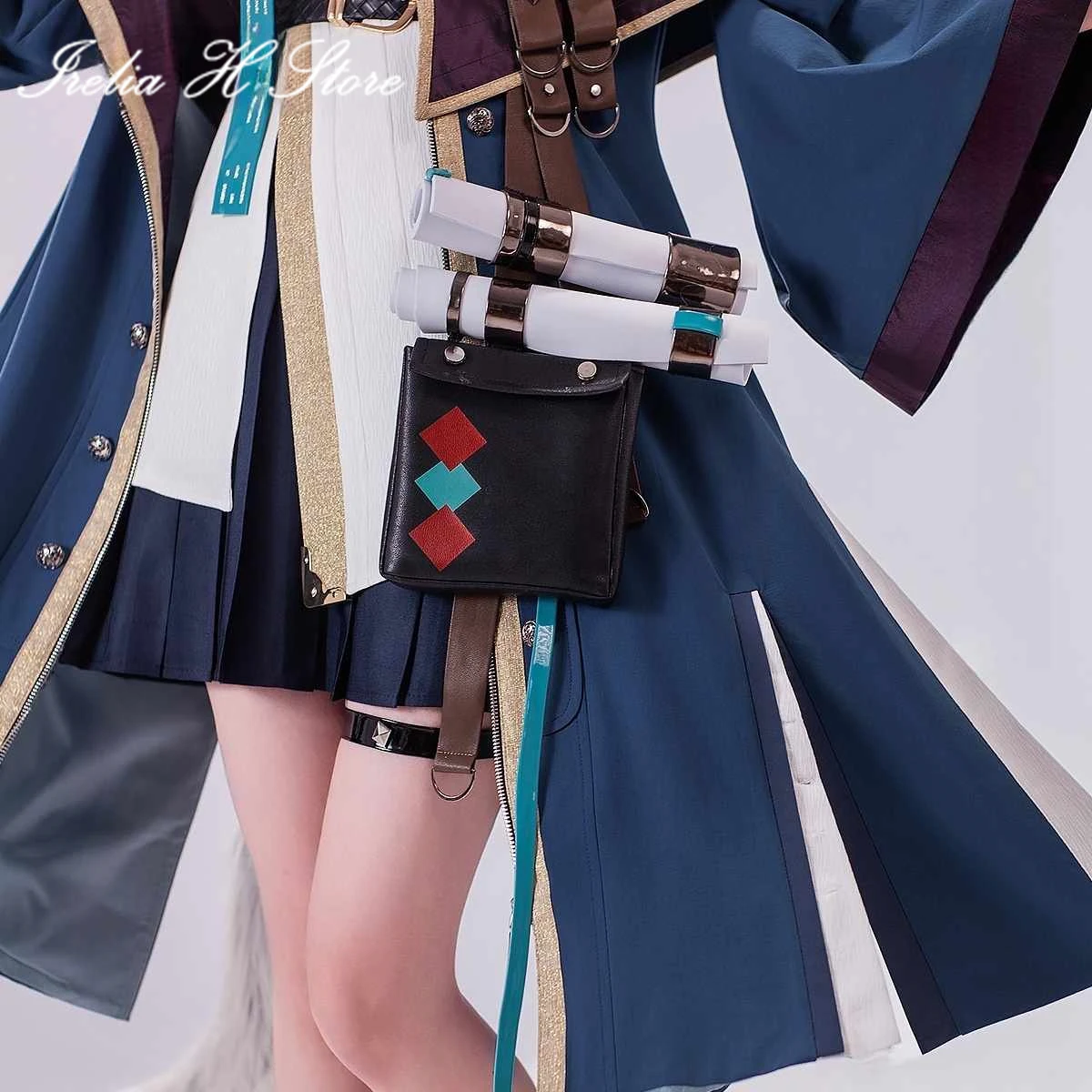 Irelia H Store الفرسان Xingzhu تأثيري حلي لعبة Xingzhu النمط الصيني فستان أزياء الهالوين النسائية #5