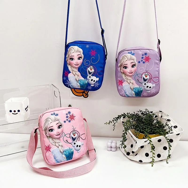 New Elsa Princess film and television cartoon peripheral children's cross-body bag, high-looking girly fashion sense small bag