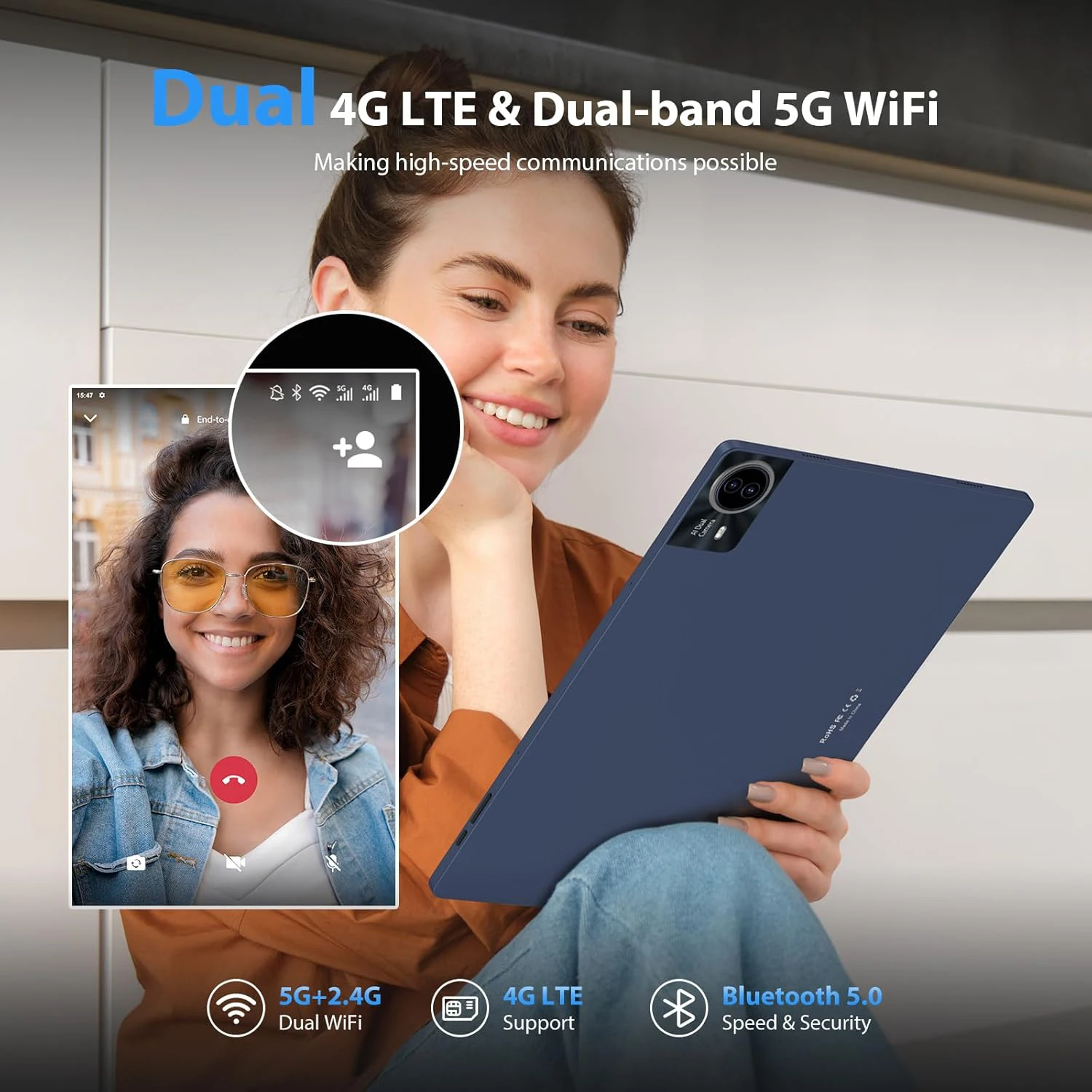 2026 Global Version Android 15 Tablet 14 inch Tablet PC 20GB 512GB 13800mAh Phone Call BT5.0 5G WiFi GPS Google Play Laptop Pads