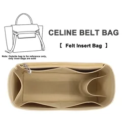 Insert Organizer Bag for CEL Belt Women's Makeup Bag Liner Travel Organizer Portable Makeup Insert Bag Storage Bag Base Shaper