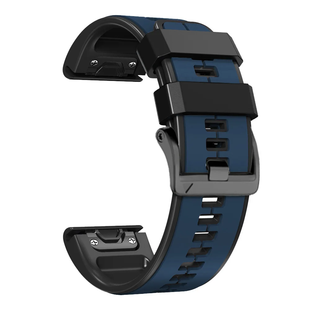 22mm 26mm Silicone Strap For Garmin MARQ Athlete Adventurer Golfer Captain Aviator Epix Gen 2 Strap Quickfit Watchband Bracelet