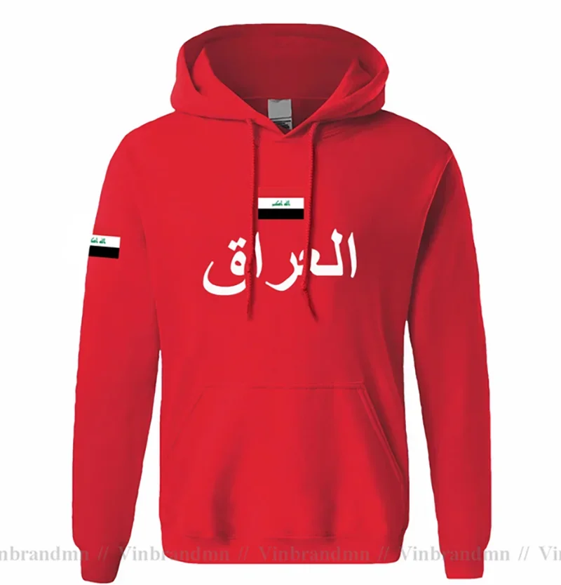 Republic of Iraq Iraqi hoodies men sweatshirt sweat new hip hop streetwear tracksuit nation footballer sporting 2023 Iraqi IRQ