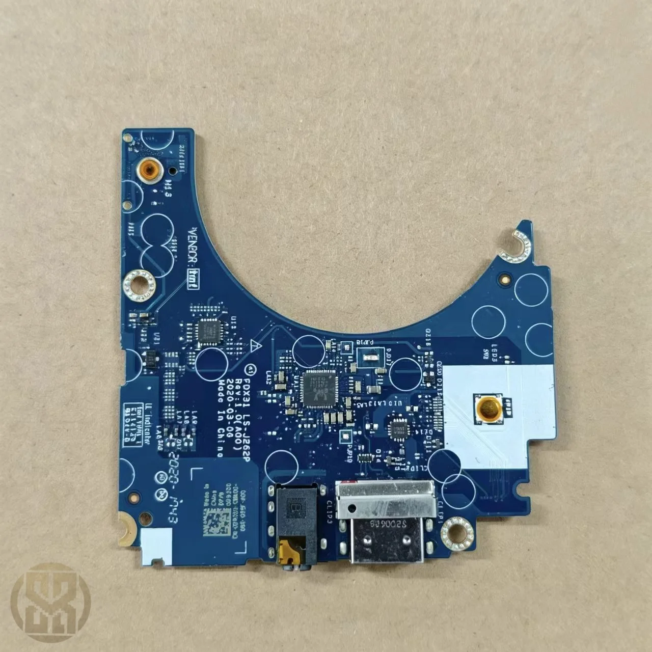 LS-J262P FDX31 IO Board CN-0D93G0 For Dell Latitude 7310 USB Audio Wlan Port Board