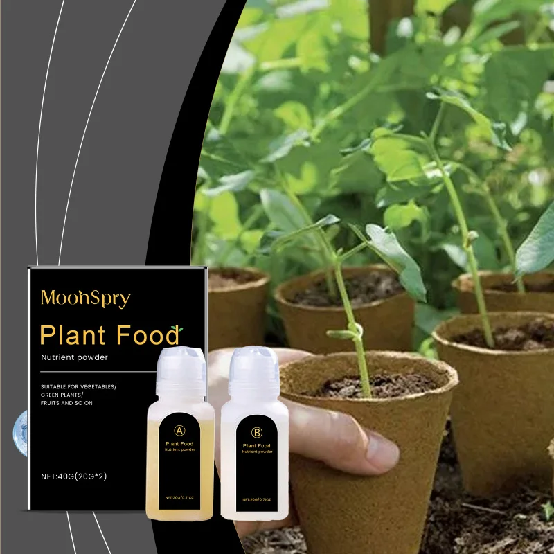 

Hydroponic AB Fertilizer Set Help Promote Plant Growth, Accelerate Growth Cycle, Nutrient Supply for Soil Water Cultivation