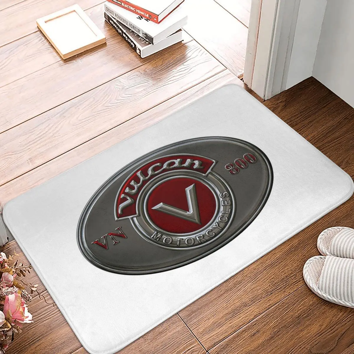 Plaque Vulcan VN 800 Motorcycle Anti-slip Doormat Floor Mat Carpet Rug for Kitchen Entrance Bathroom Living room Footpad Mats