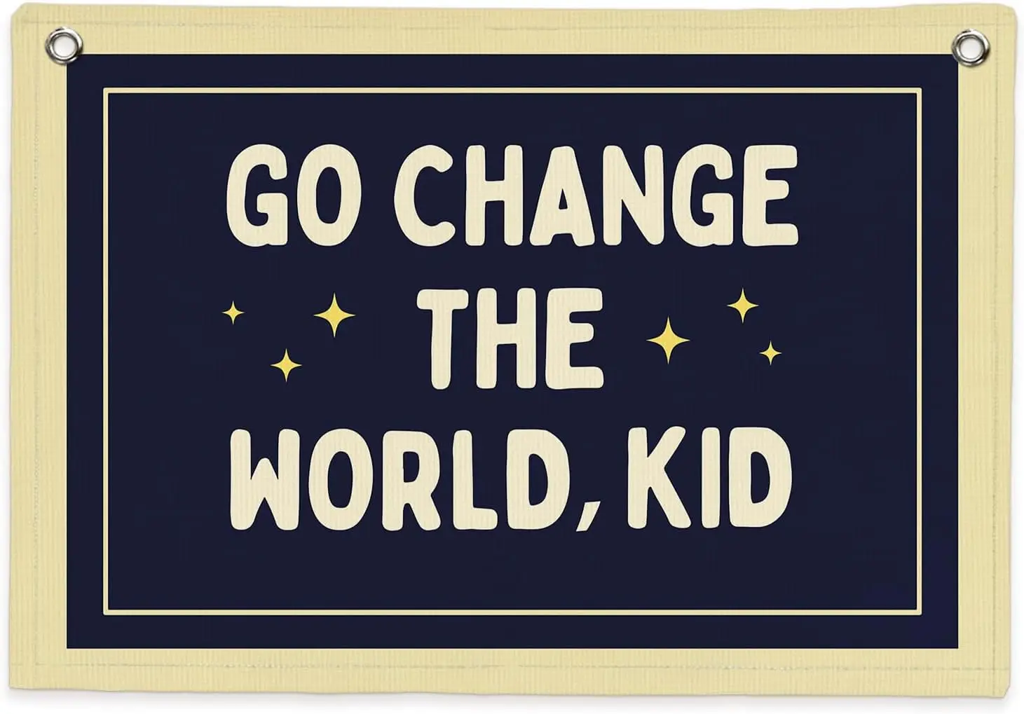 Flagicts 100% Polyester Go Change the World Flags
