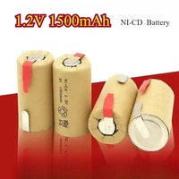 1.2V 1500mAh NI-CD SC Rechargeable High Power 10C Battery for Power Tools Screwdriver Electric Drill Tool SUBC Batteria