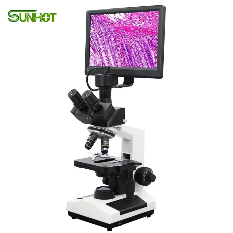 

High quality Triocular Biological XSZ-107T Microscope with LED Light