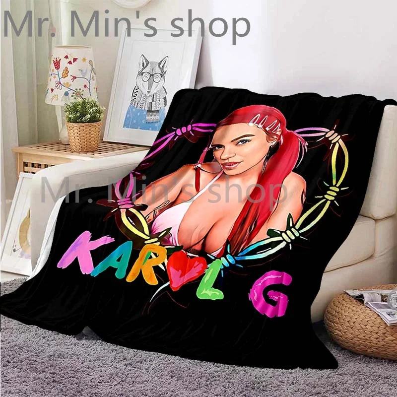 Karol G Bichota And Heart Tattoo, Karol G Red Bare Wire Heart Chenille Cute Weed Halloween For Beds Throw Blanket