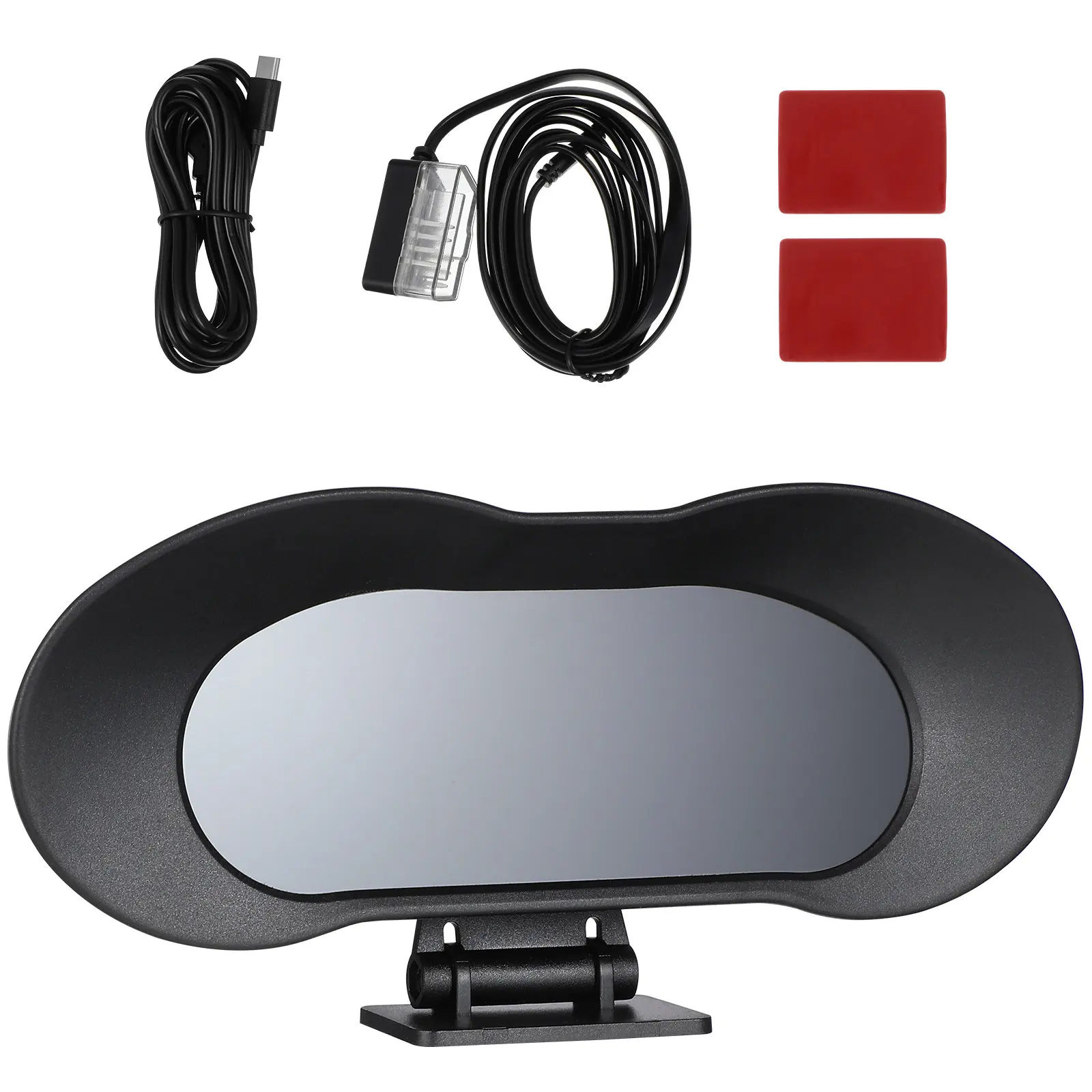 

Smart Car Display Head Up Display for Car with GPS Speedometer Digital Inclinometer Real-Time Monitoring LCD Screen Plug and