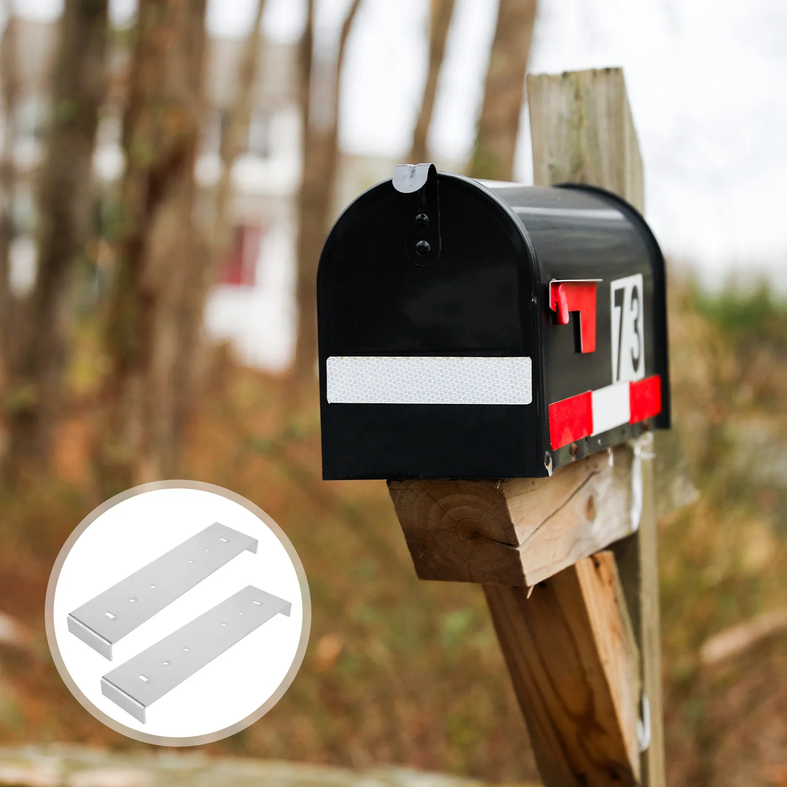 Corner Mailbox Mounting Bracket Installation Mountings Brackets Metal