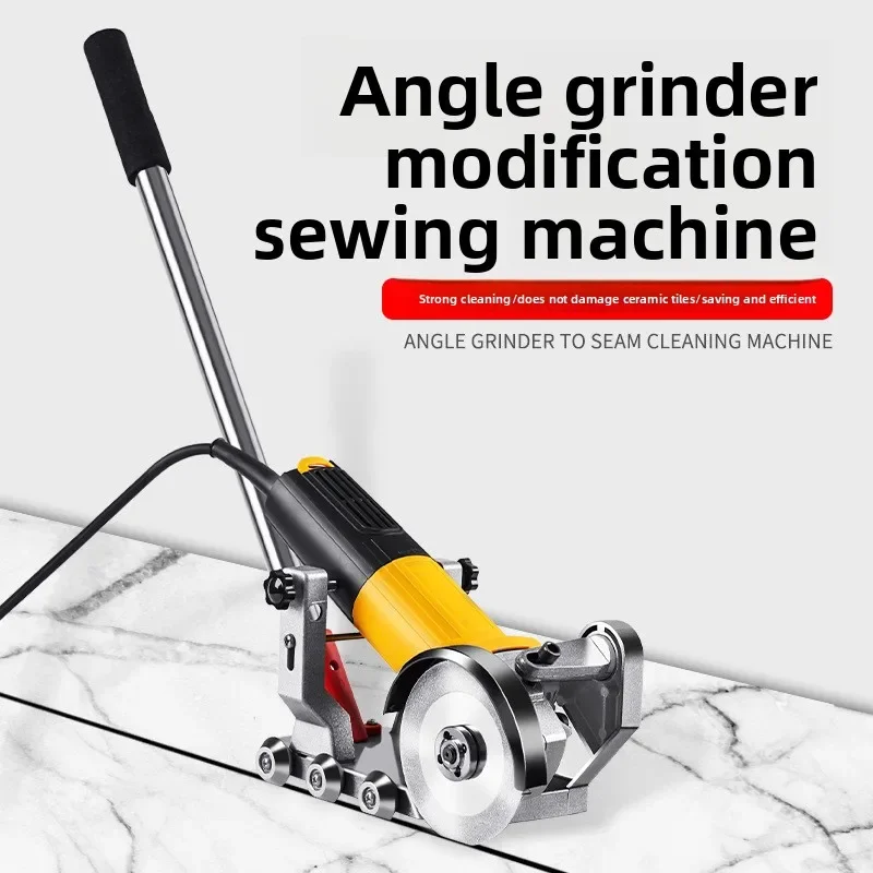 Handheld Floor Tile Cleaning Bracket Durable Machine for Kitchen Household Construction Tool Electric Joint Pointing Gap