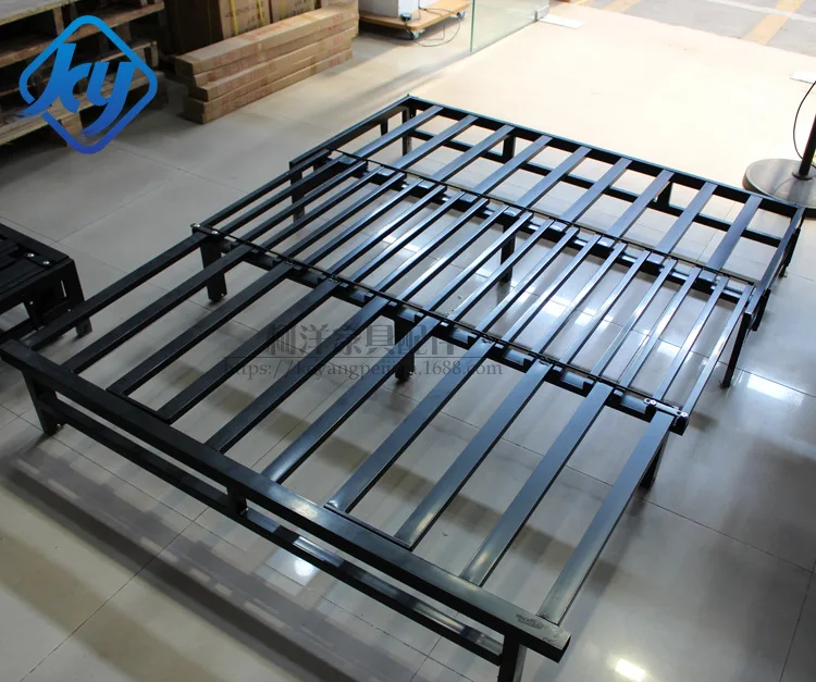 Sofa bed dual purpose multifunctional hardware accessories, three section telescopic push pull pull type bed frame