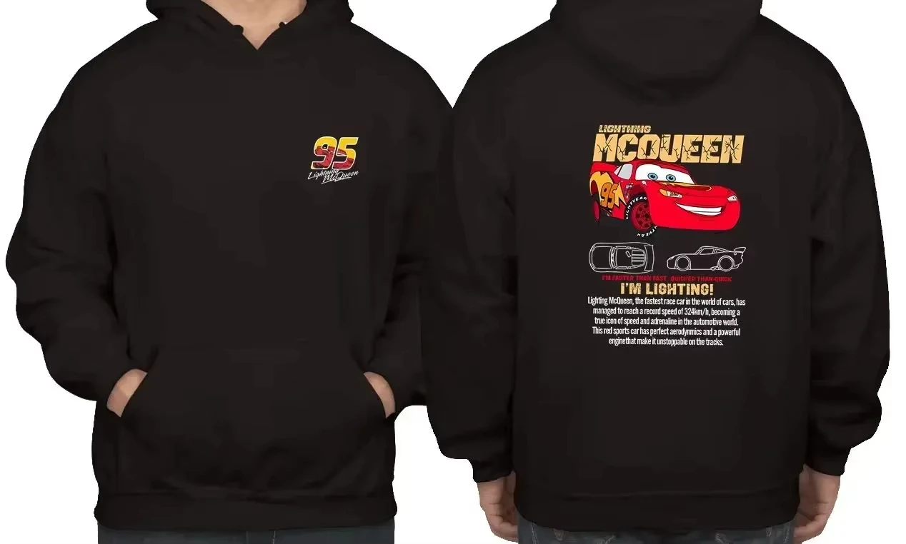 Couple Cars Movie Hoodie Lightning Mcqueen Sally Carrera Cars Hoody Mcqueen and Sally Funny Magic Kingdom Family Trip