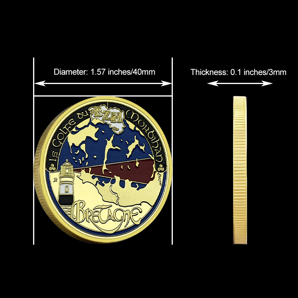 Brittany Titanic Challenge Coin Maritime Travel Commemorative Coin Ship Collectible Gift