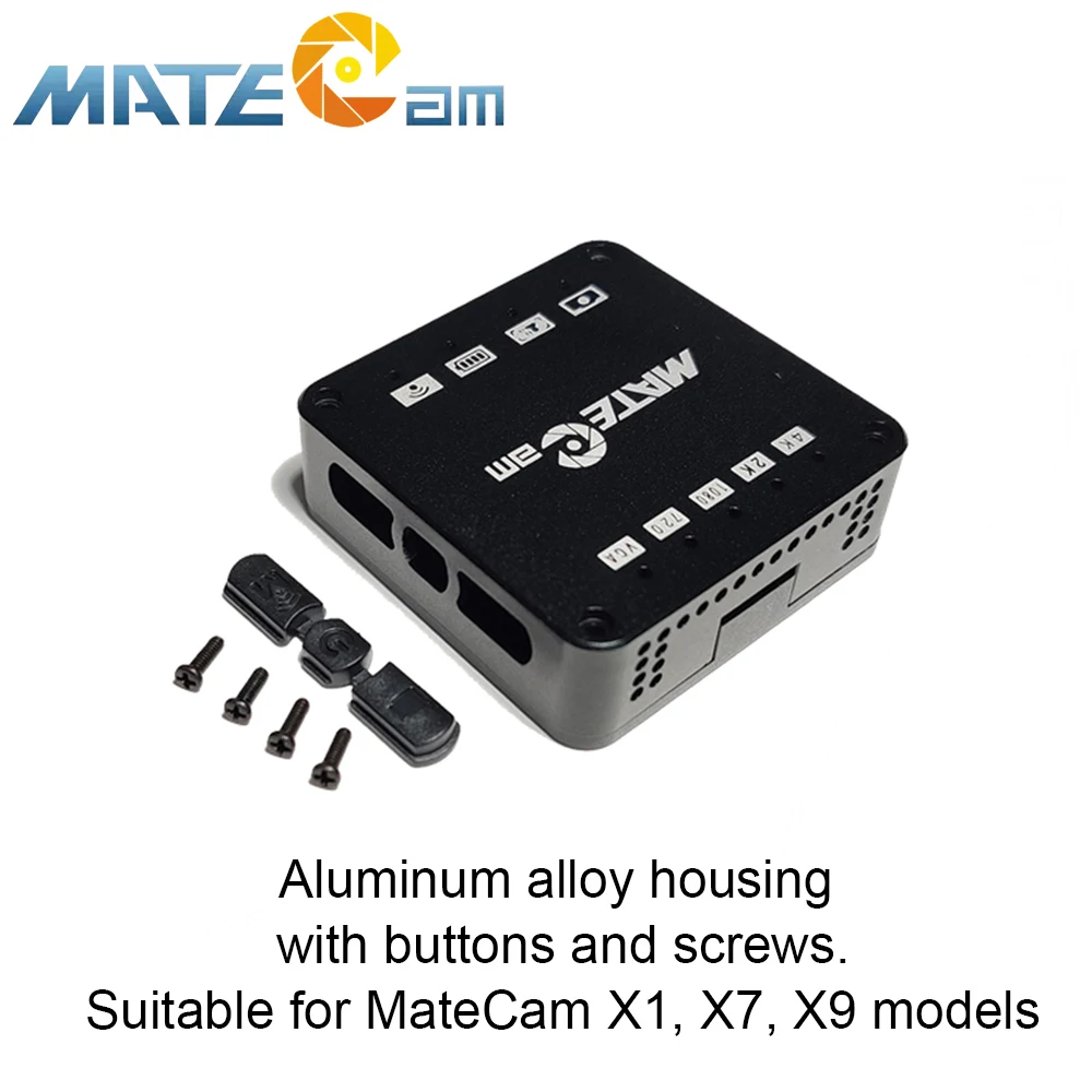 Matecam Black Aluminum Alloy Housing Suitable For X1/X7/X8/X9 Camera Modules