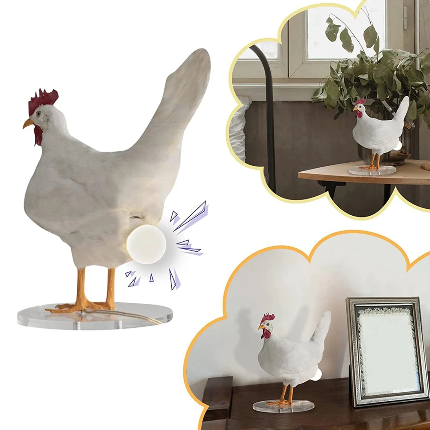 Transform your celebrations with this playful, charming and quirky Easter chick decoration night light. Add a touch of whimsy to