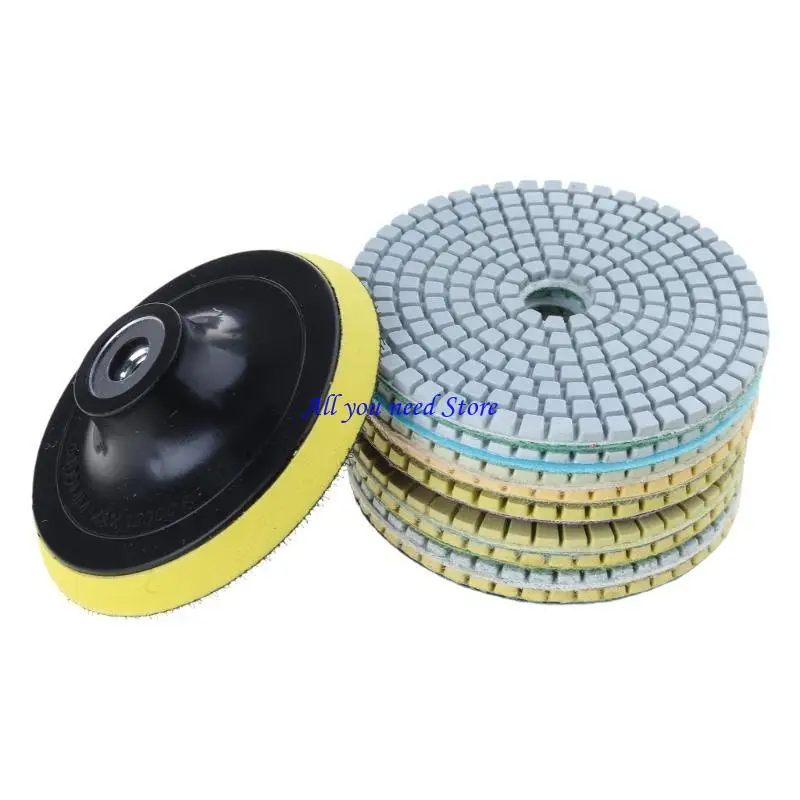 K9FB 10pcs pad lucidatura diamante 10 Backer lucidatura bagnato/secco per graniti