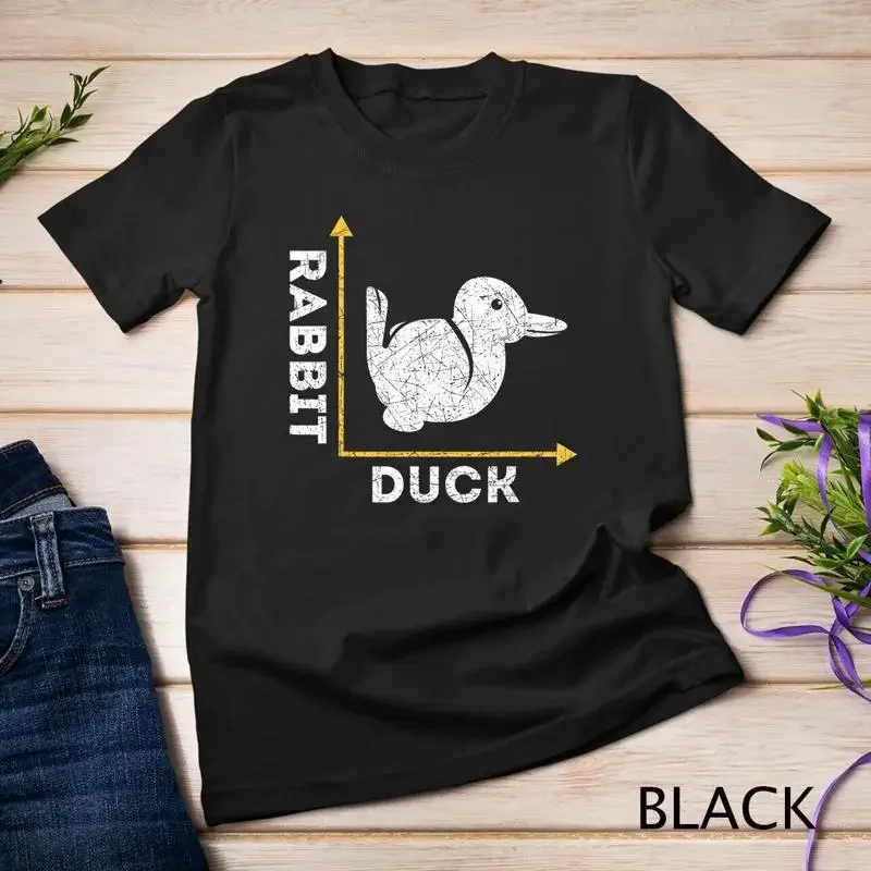 Funny Animal Lover Gift Optical Illusion Duck Or Rabbit T Shirt Unisex T shirt