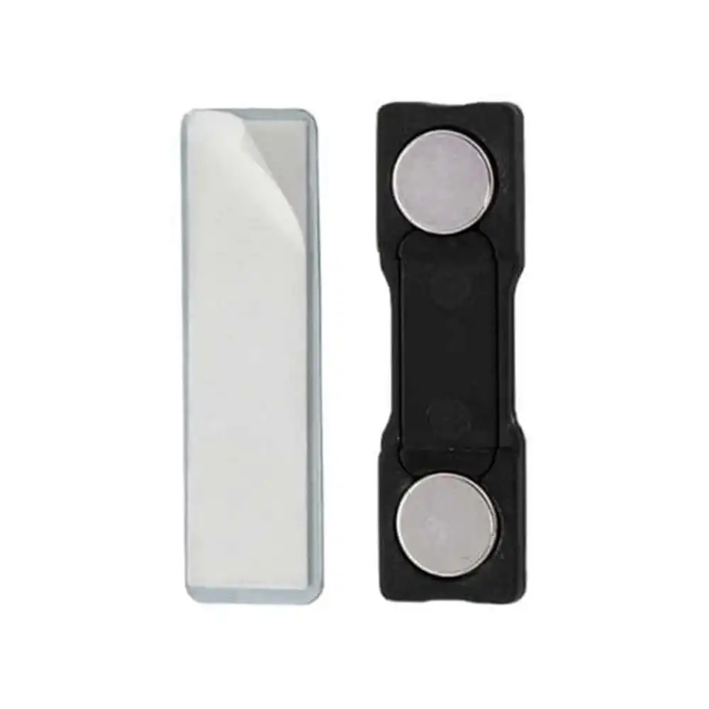 

Strong Magnetic Name Tags Badge Metal Fastener Id Card Durable Attachment Holder