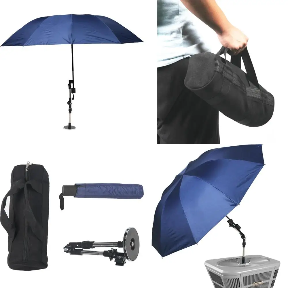 

HVAC Umbrella With Magnetic Base Kit, with Adjustable Universal Clamp, Folding Umbrella Portable And Convenient, Stay Cool and D