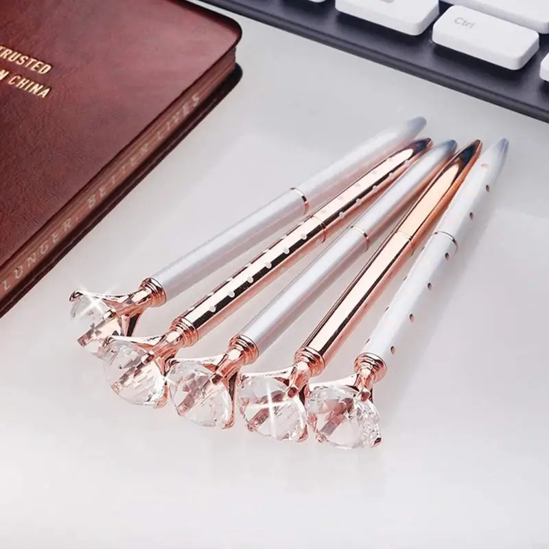 W89C Diamond Ballpoint Pen Stationery Pen Pen Pen New Financial Ballpoint Pens