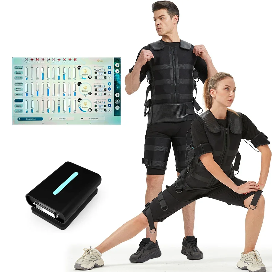 gugeer full body muscle stimulation therapy ems exercise electrical stimulation wireless training ems suit - Image 4